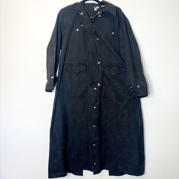 Circle J Originals Other - Vintage Circle J Originals Western Cowboy Trench Coat Duster Designs by Renzie